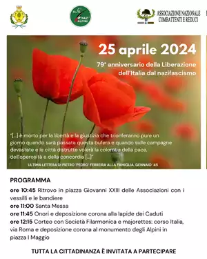 79° anniversario della Liberazione dell'Italia dal nazifascismo