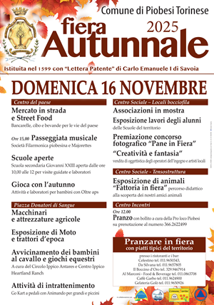 Fiera autunnale 2025